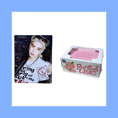 Jaehyun (NCT) From J : Love Across The Miles 1st Photobook + Real Peach Live Digital Code Set Offici