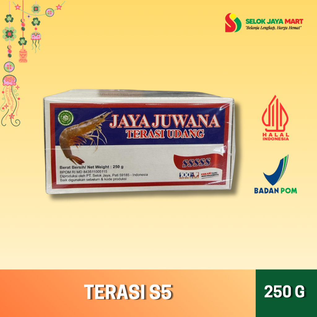 

TERASI UDANG S5 100G / 250G - JAYA JUWANA