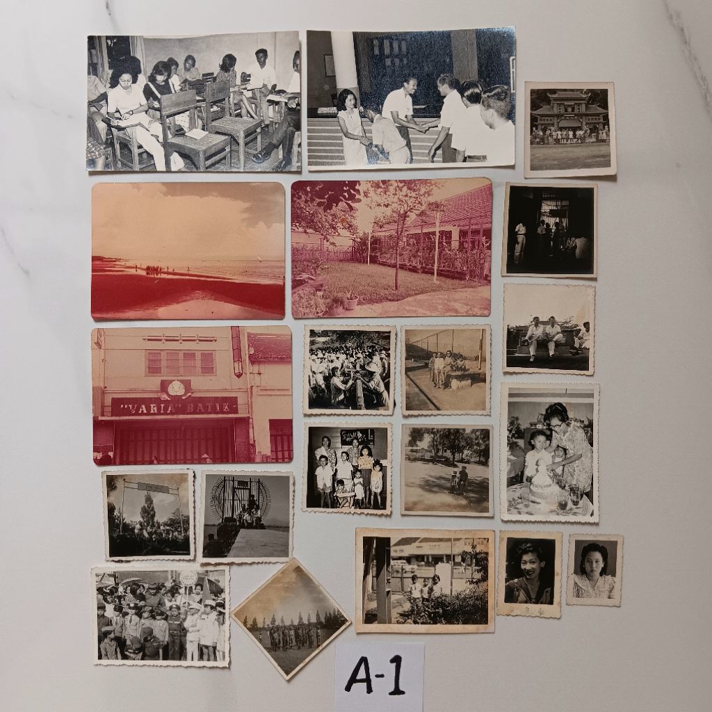 Paket A1 - 20 Lembar Foto Kuno ASLI Lawas Jadul Tempo Dulu Tahun 1950-1980an