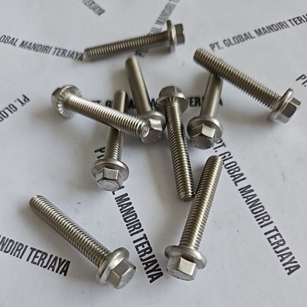 FLANGE BOLT STANLES 304 M 6X35