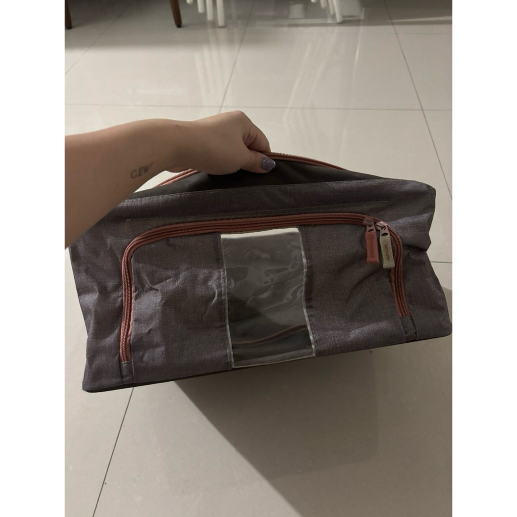 Kotak Penyimpanan Storage Box Seleting Miniso