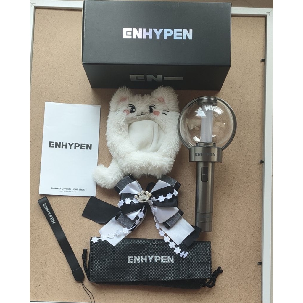 [preloved] official lightstick enhypen versi 1 take all on picture engenebong gunawan