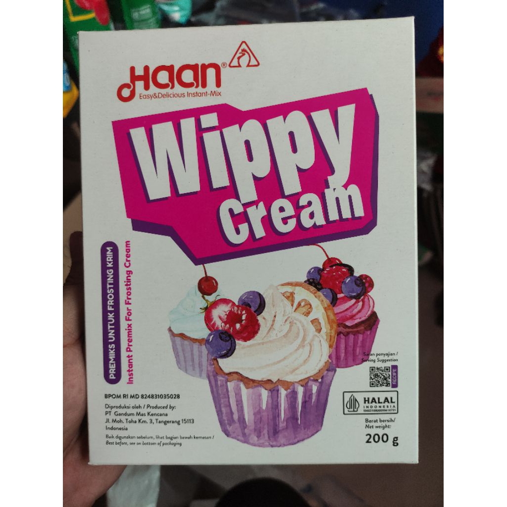 

Wippy cream Haan 200gr