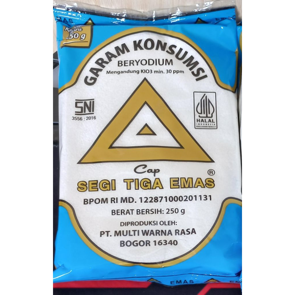 

Garam Halus Segitiga Emas 250 gram