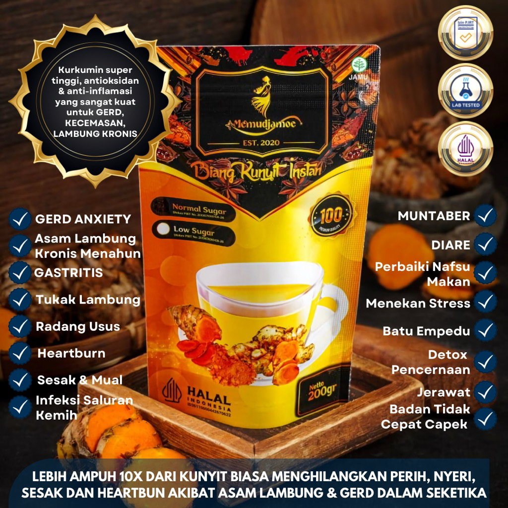 

Biang Kunyit ASLI Herbal Paling Ampuh Penyembuh GERD Anxiety, Lambung & Pencernaan Kronis Hingga Tuntas