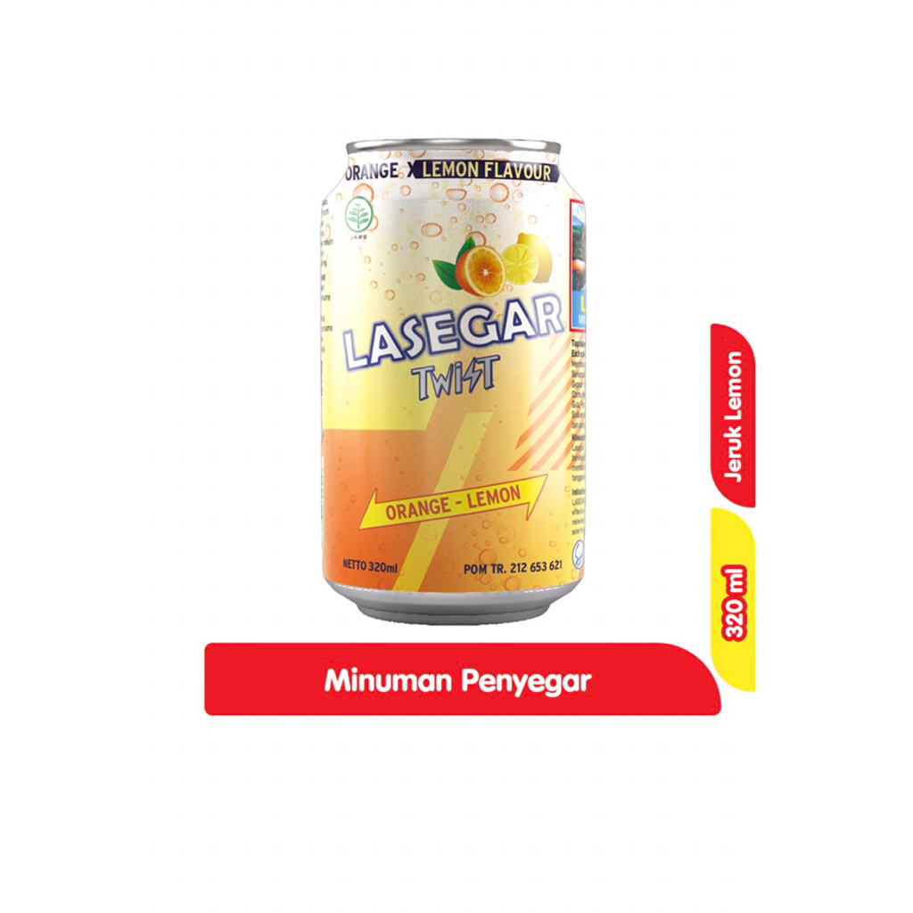 

Lasegar Twist Minuman penyegar Jeruk Lemon 320 ml