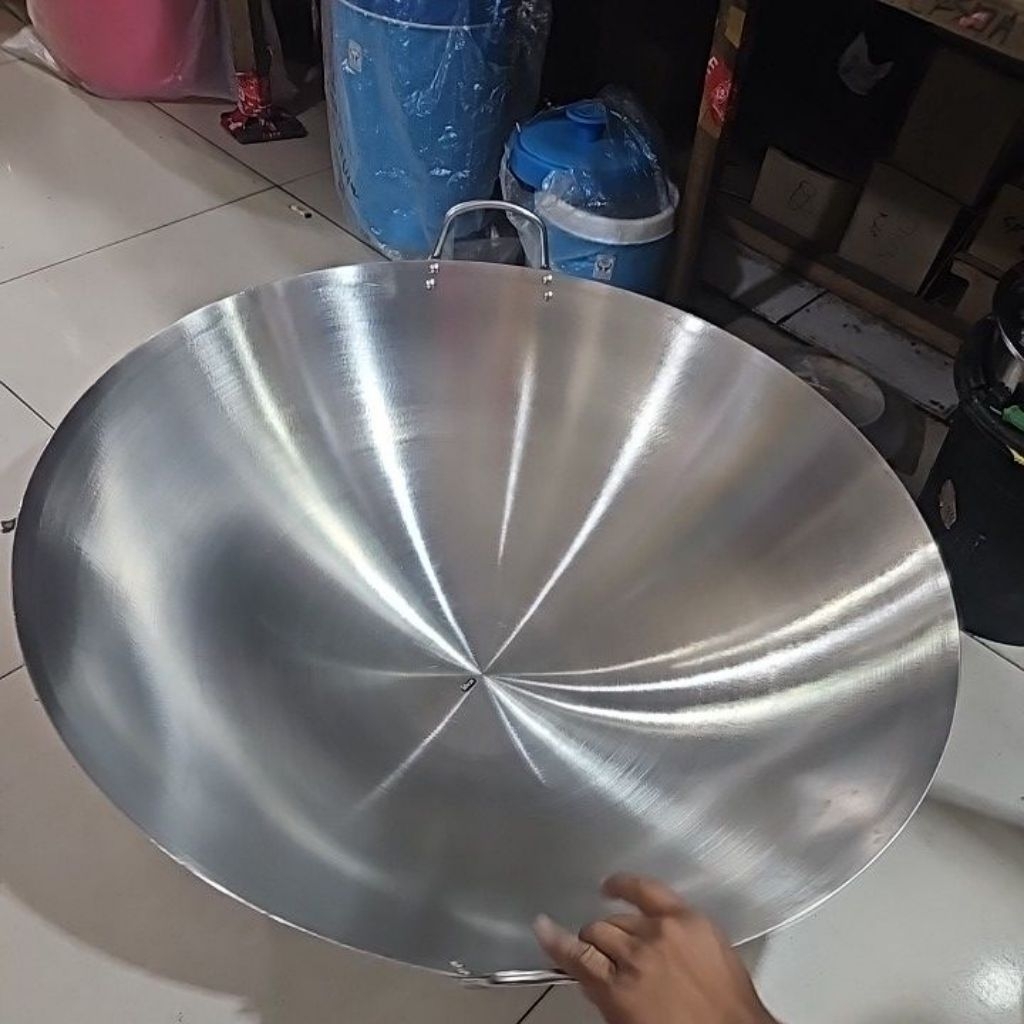 promo wajan steinless jumbo 80cm wajan steinles tebal
