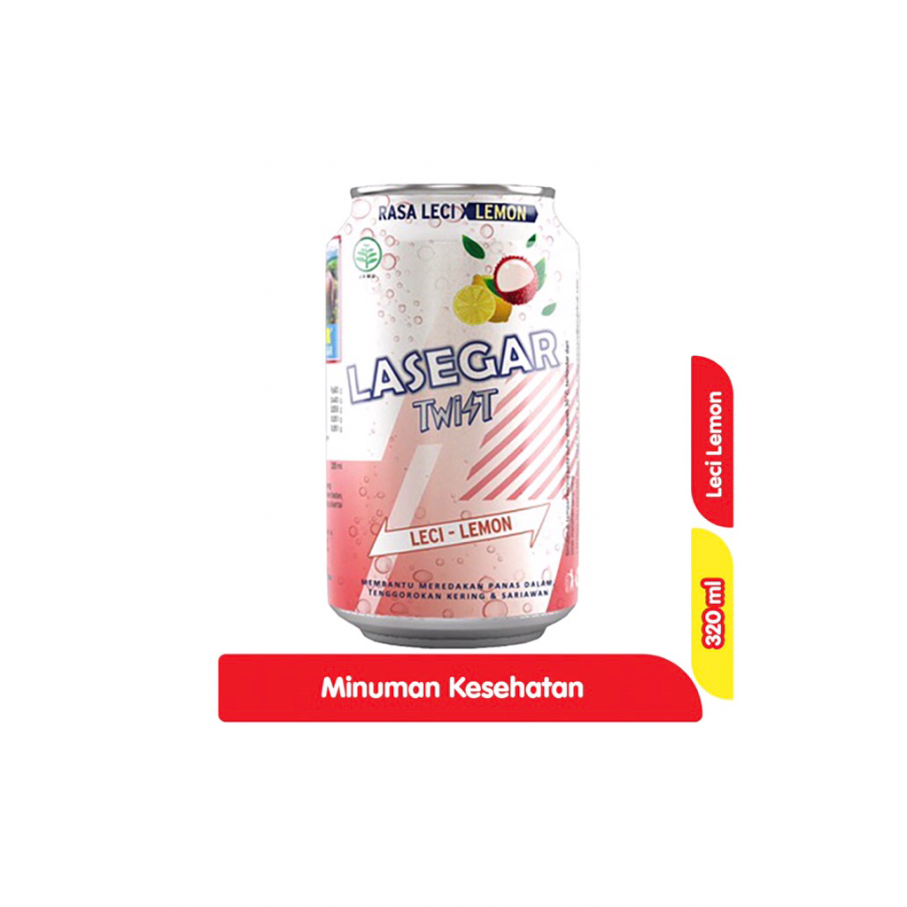 

Lasegar Twist Minuman Penyegar Leci Lemon 320 ml