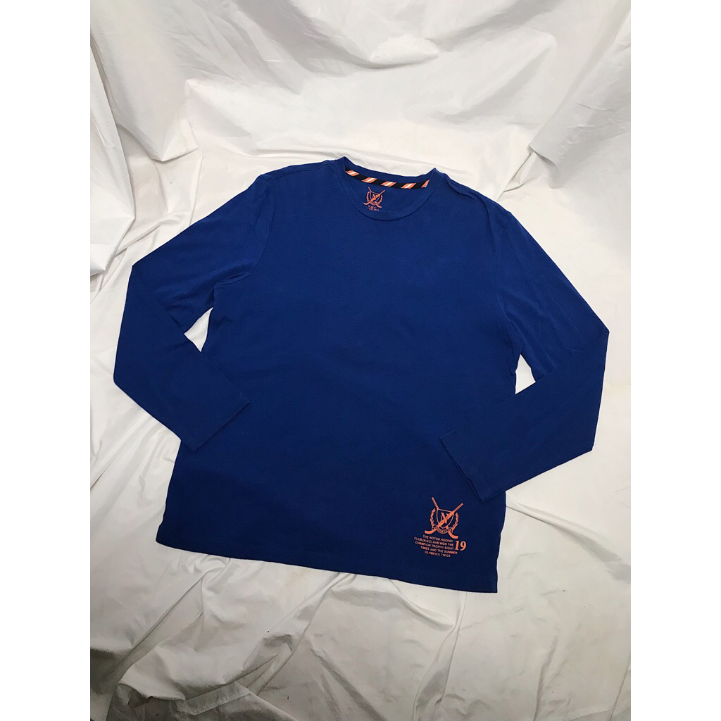 Nego Boskuu > Noton Hockey Club Basic Longsleeve T-Shirt Original - Blue (Outfit/Pakaian)|Preloved/2