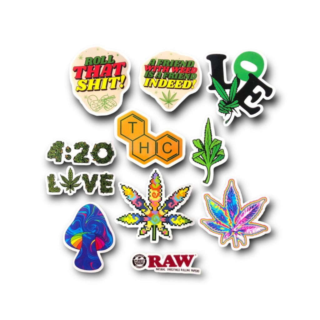 

Stickerpack Marijuana , Raw Papars , 420