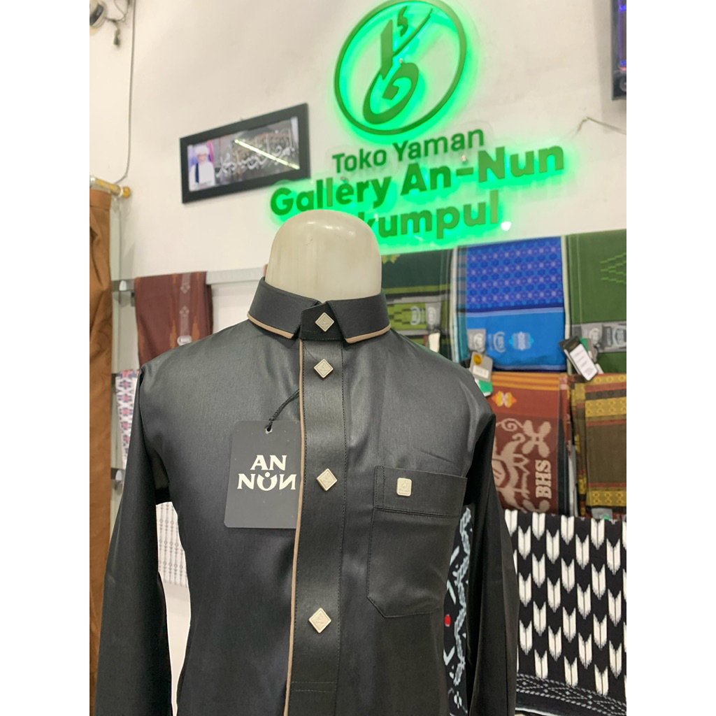 Gamis Anak Annun - Gamis Annun Motif Kerah Kemeja