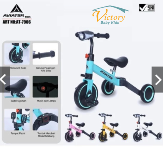 Aviator Balance Bike Aviator - Sepeda Keseimbangan Anak  Sepeda Anak Roda Tiga