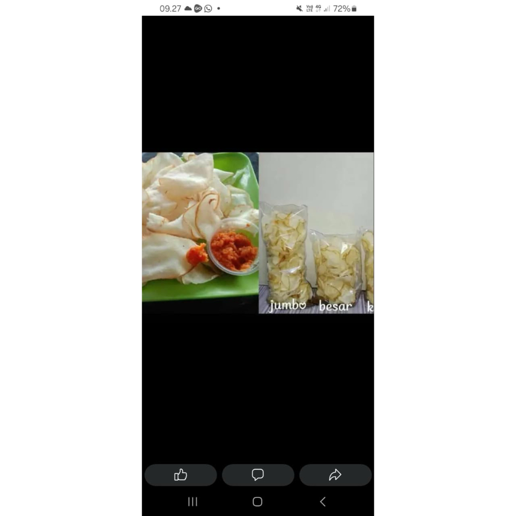 

keripik cocol plastik besar