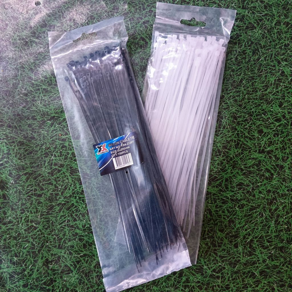 

cabel ties / cable kabel tali tali tis 200 mm (20cm) isi kurang lebih 100pcs