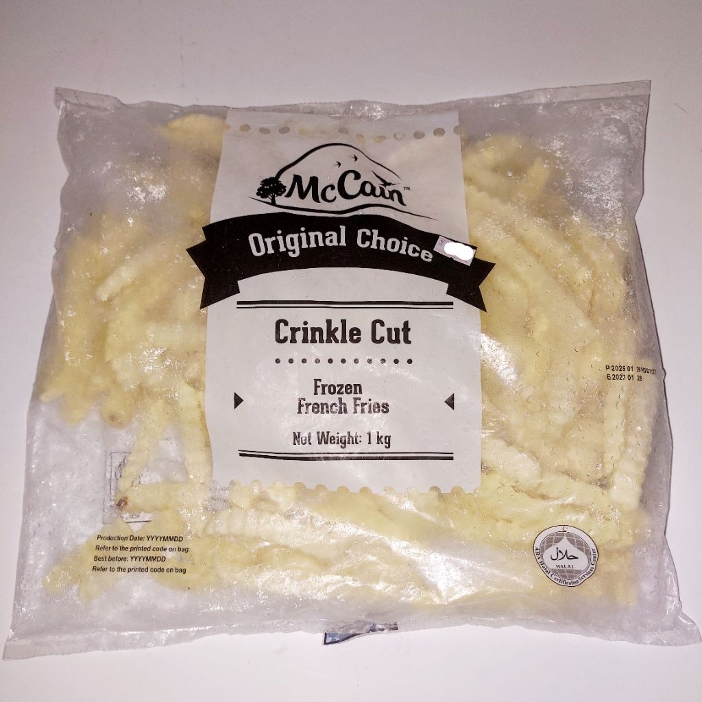 

McCain Kentang Crinkle Cut Frozen French Fries 1 kg