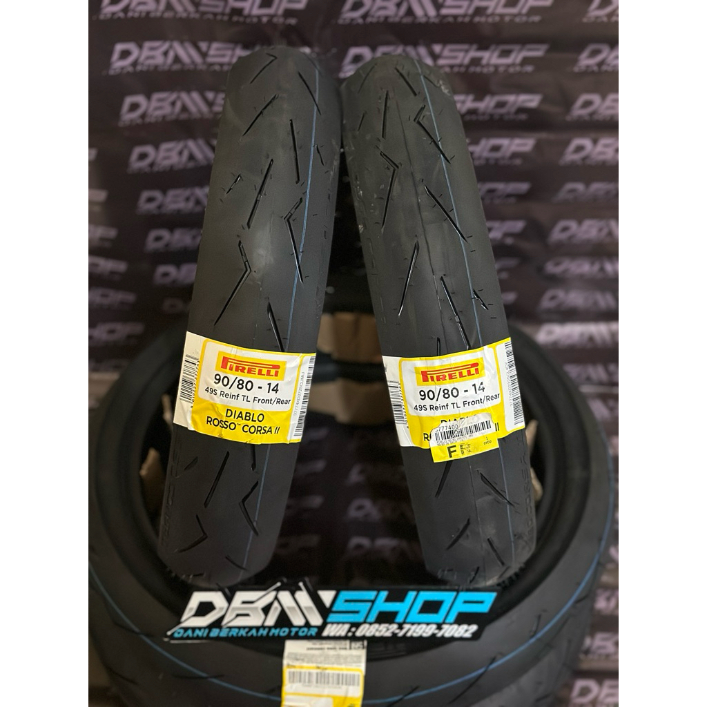 ban Pirelli Diablo Rosso Corsa 2 ring 14-90/80 corsa II