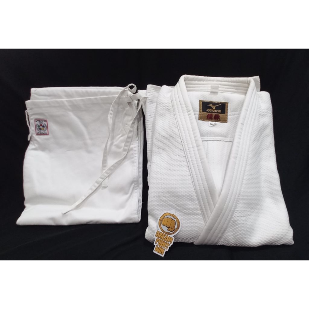 JUDO GI MIZUNO YUSHO  IJF APPROVED PUTIH ORIGINAL