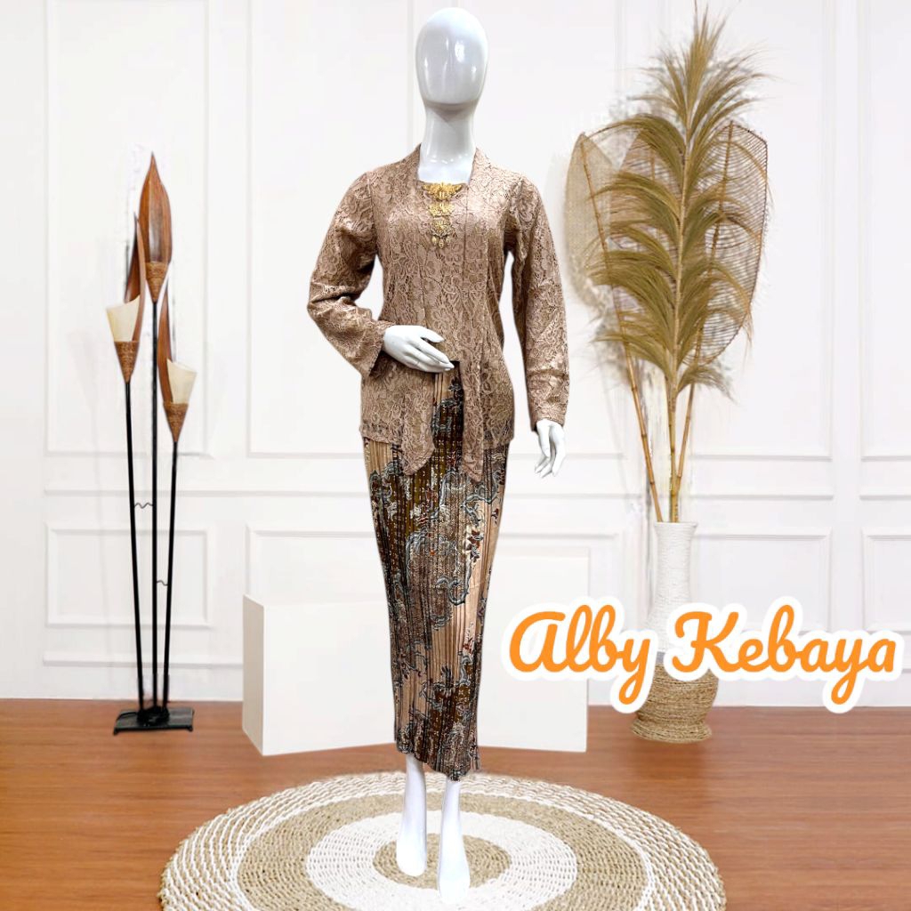 STELAN KEBAYA KUTUBARU MODEL KEKEINIAN ROK PRISKET BATIK KEBAYA WISUDA KONDANGAN PESTA WANITA