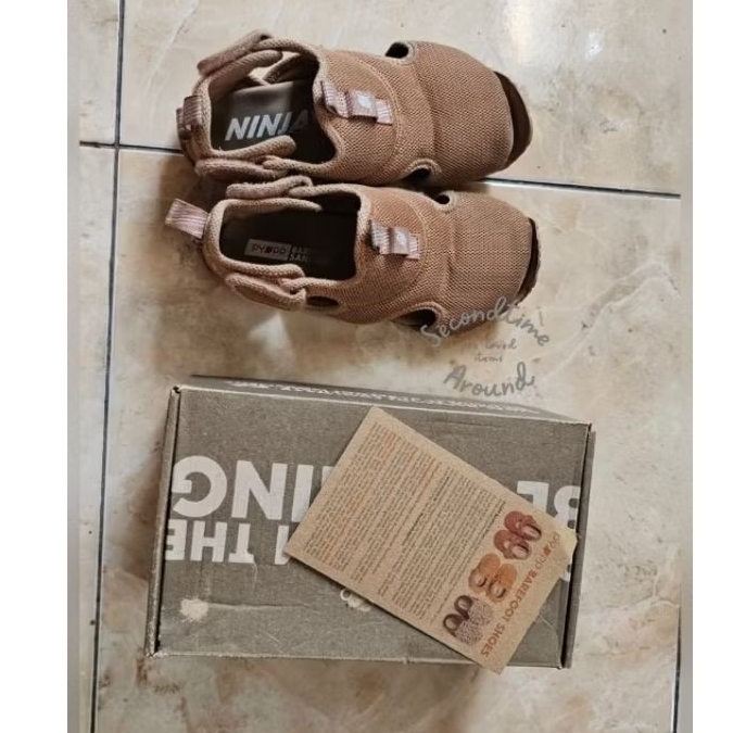 [Preloved] PYOPP Ninja Active Barefoot 2.0 Tan size 32