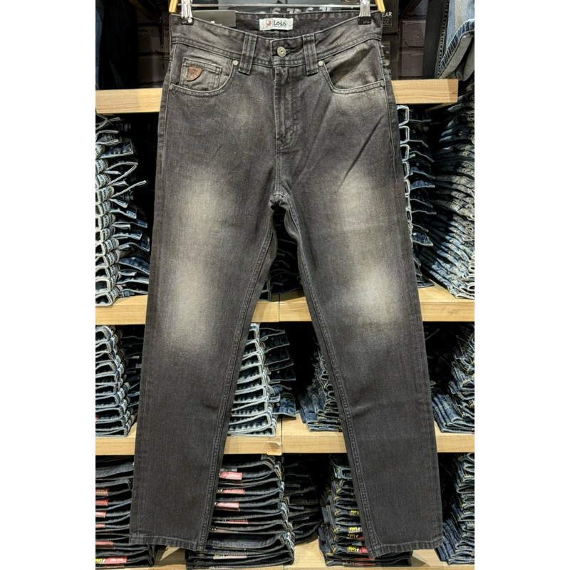 Celana Jeans Lois Original Slimfit Abu-Abu Celana Jeans Panjang Pria Lois Terbaru