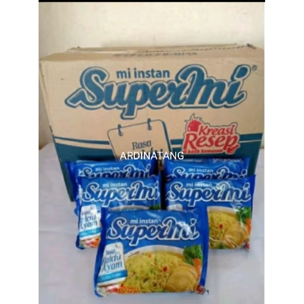 

Supermi rasa kaldu ayam extra pedas 70g