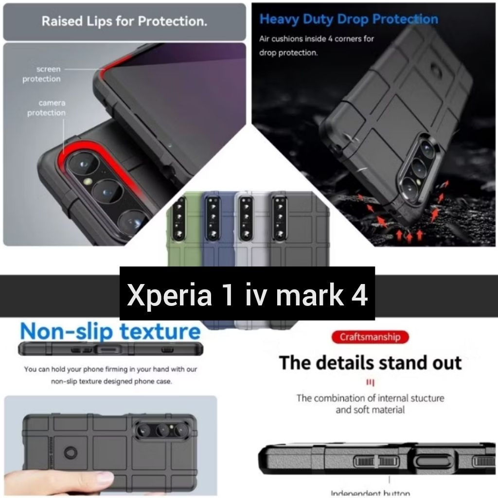 Soft Case Sony Xperia 1 iv Mark 4 mode Rugged Shield Sony Xperia 1iv mark 4 1IV