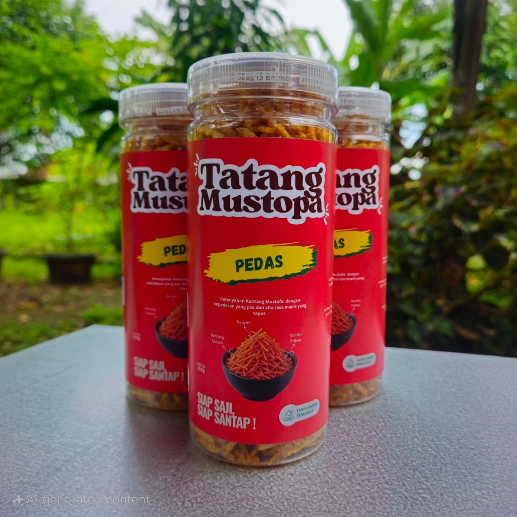 

TATANG MUSTOPA Kering Kentang Mustofa VIRAL 110gr Renyah Kriuk Balado Pedas