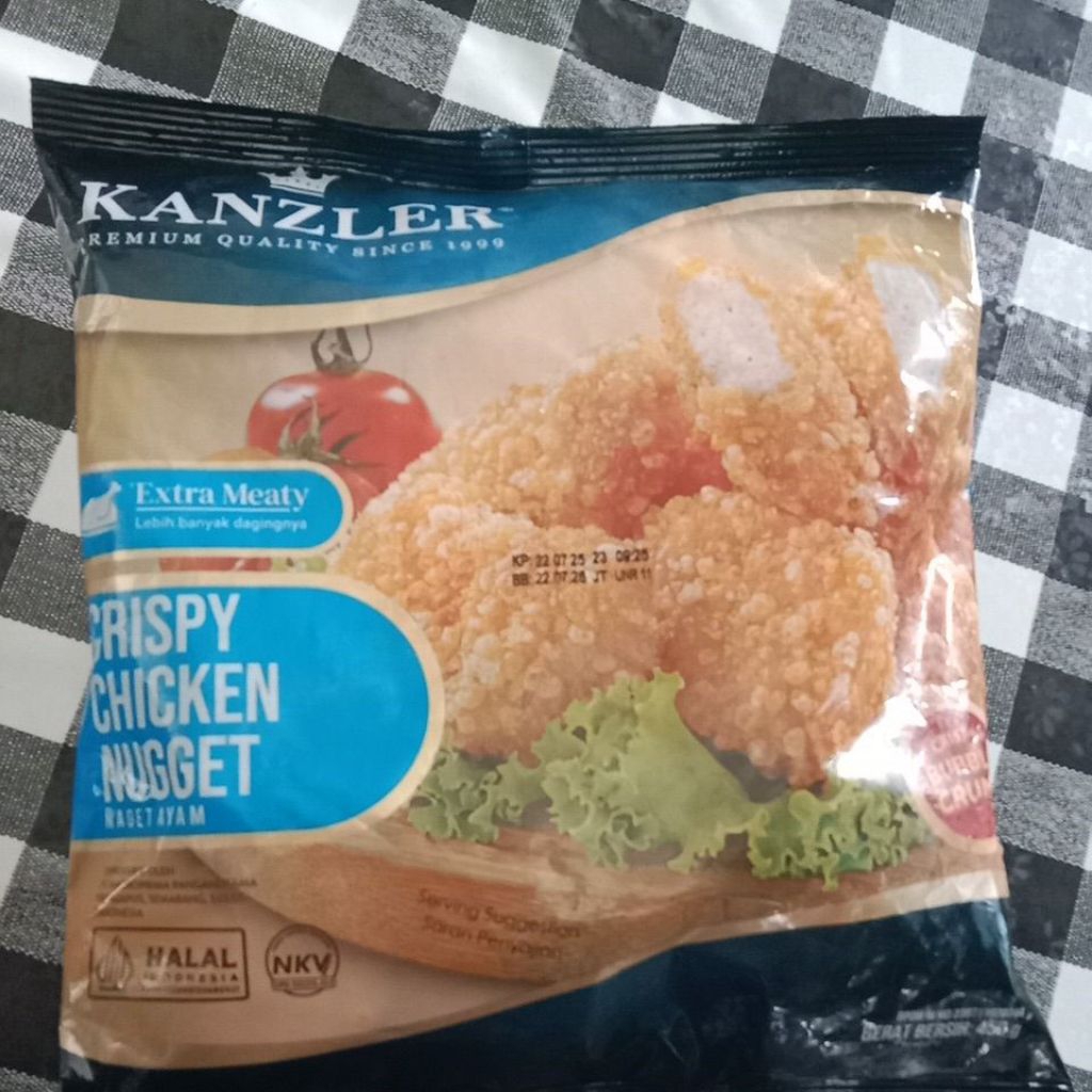 

Kanzler Naget Ayam Crispy Chicken Nugget 450gr