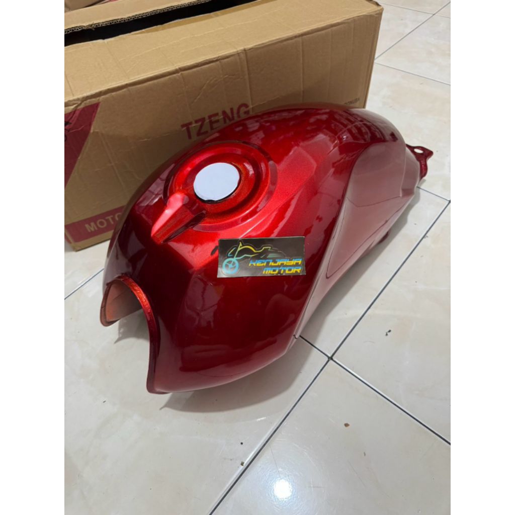 TANGKI BENSIN MEGAPRO NEW PRIMUS MERAH 2006-2009 TEBAL