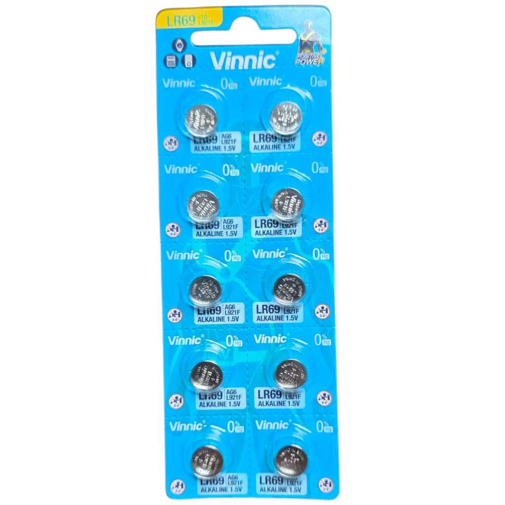 ( LEMBARAN ) batre VINNIC L 921 F / LR69 baterai jam tangan  AG6 Batery original VINNIC L921F
