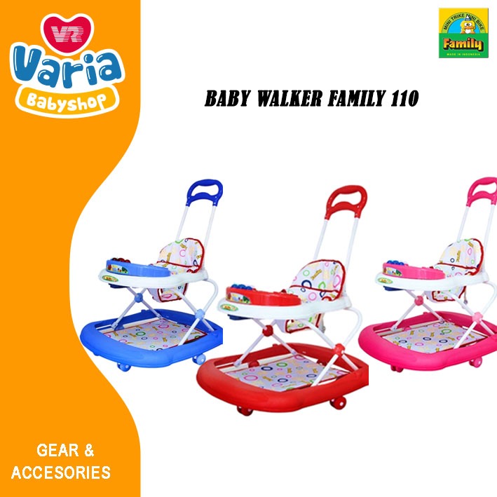 Baby Walker Family 110 / Kursi Dorong Bayi / Alat Belajar Jalan Bayi | FAMILY
