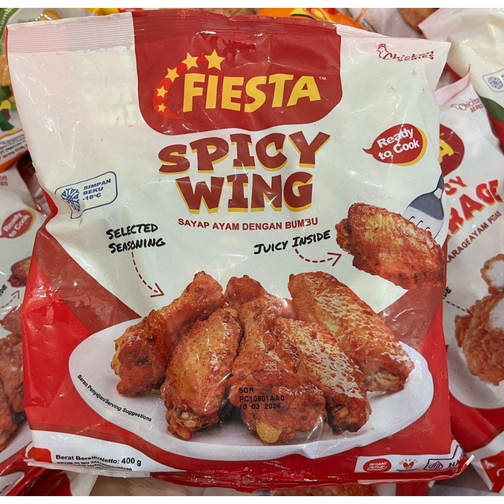 

Fiesta spicy wing 400gr