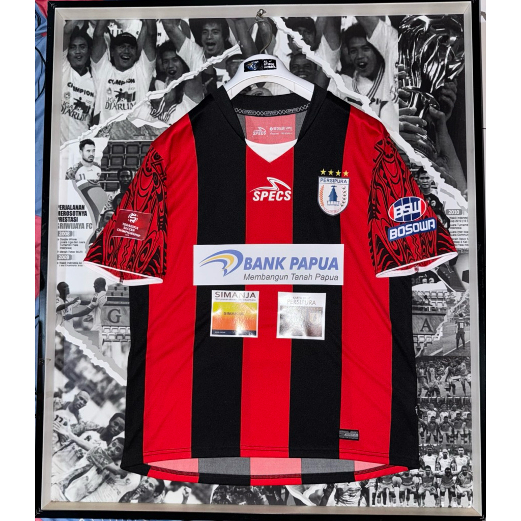 Jersey Persipura Home TSC Original Specs Boaz #86