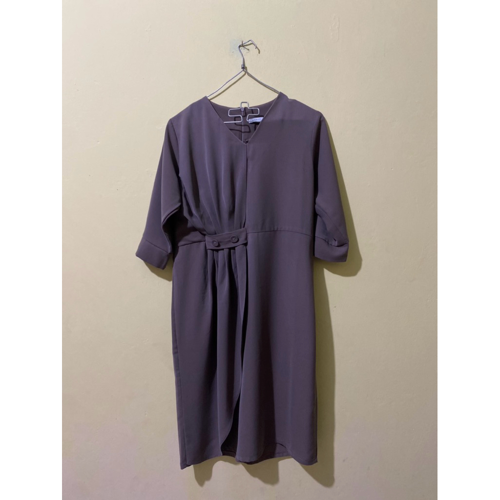 Tunik Aleeya Brand Allsize (setara S) Taupe