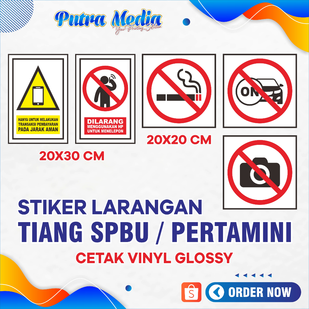 

Stiker Larangan Plang SPBU Pertamina, Pertamini, Pertashop MURAH