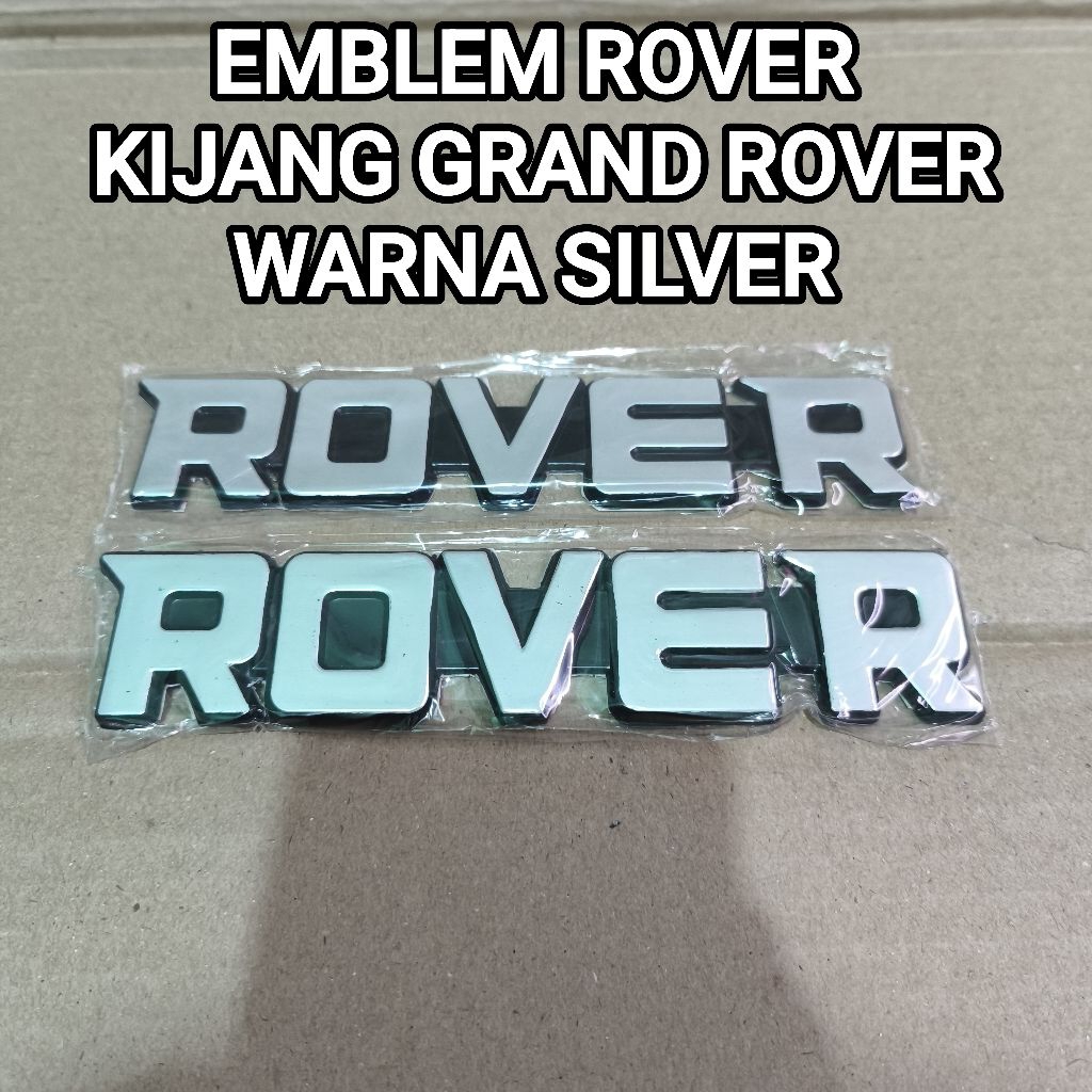 EMBLEM ROVER KIJANG GRAND ROVER WARNA SILVER