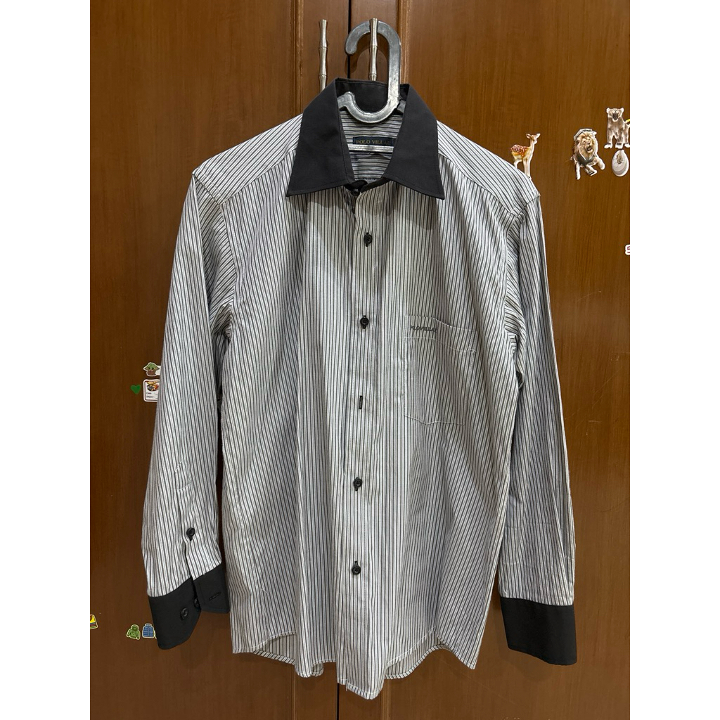 Kemeja lengan panjang POLO VILLAE cassual kantor bekas pakai