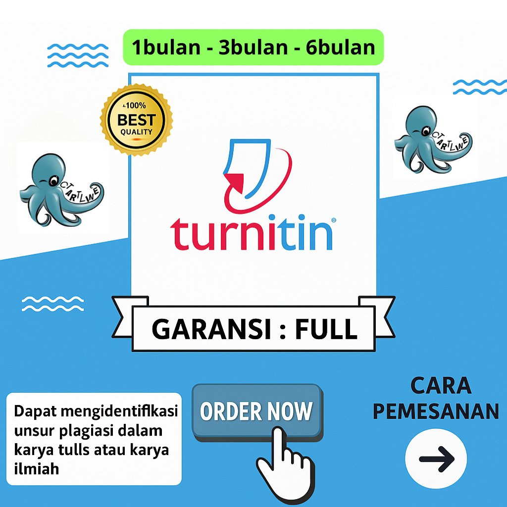 AKUN TURNITIN CEK PLAGIASI TERMURAH NO REPOSITORY | SHARING | PROSES INSTANT FULL GARANSI