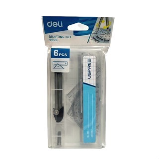 

ANGKA SEKOLAH SET DELI 9609 DRAFTING SET + PENGGARIS