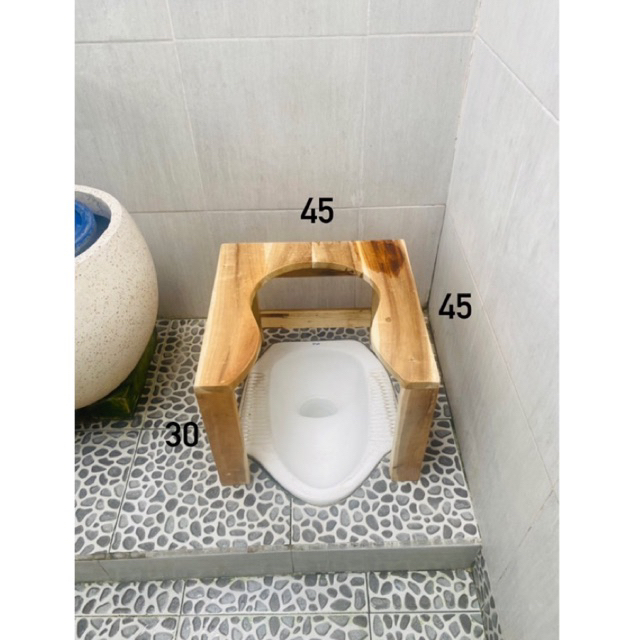 TERMURAH Kursi toilet jongkok Kursi wc jongkok kayu
