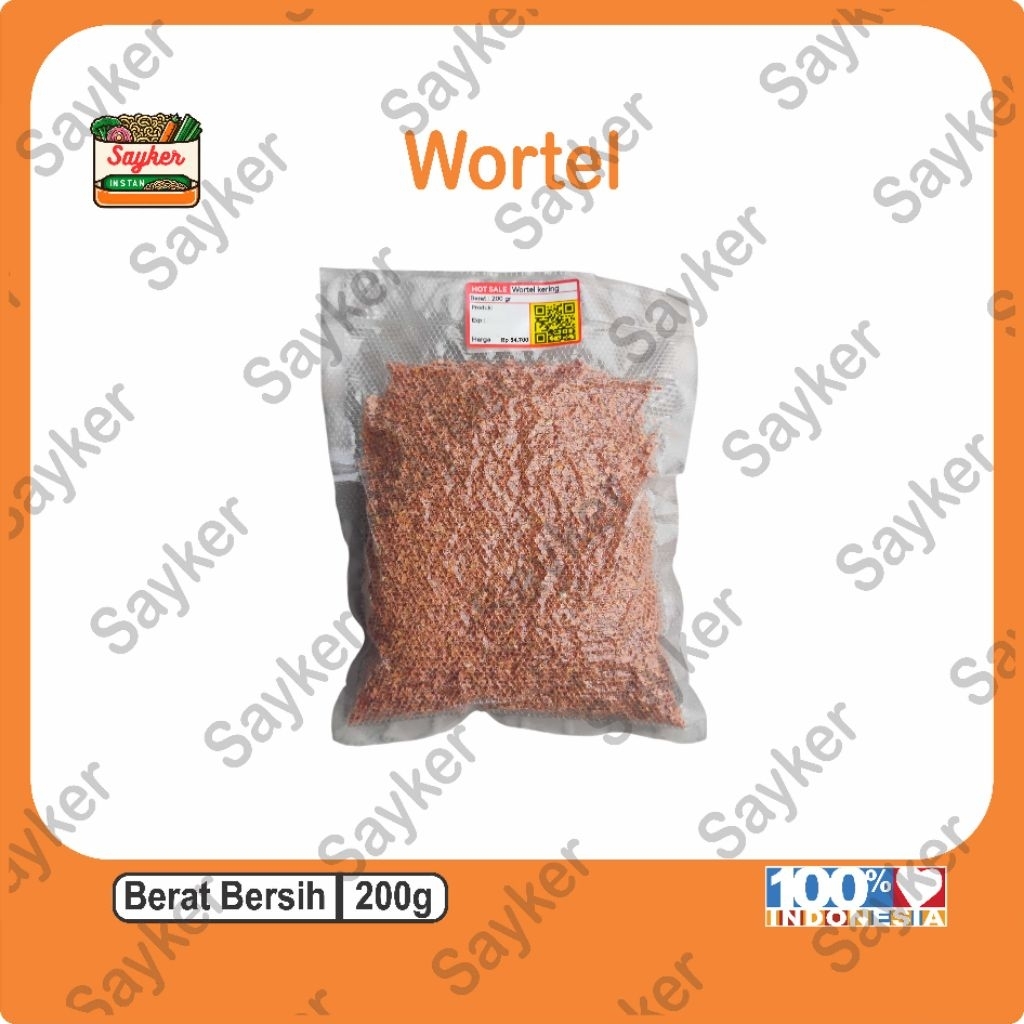 

Sayur Kering Wortel, ( 200 gr ), sayker Original