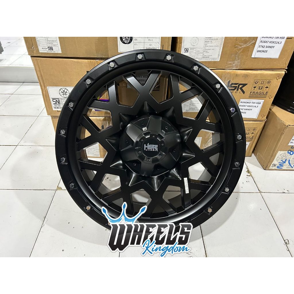 Velg R20 Velg Mobil Gahar Model JEEP HSR Sopeng R20 Pcd 5x127/114 Cocok Untuk Rubicon Palisade