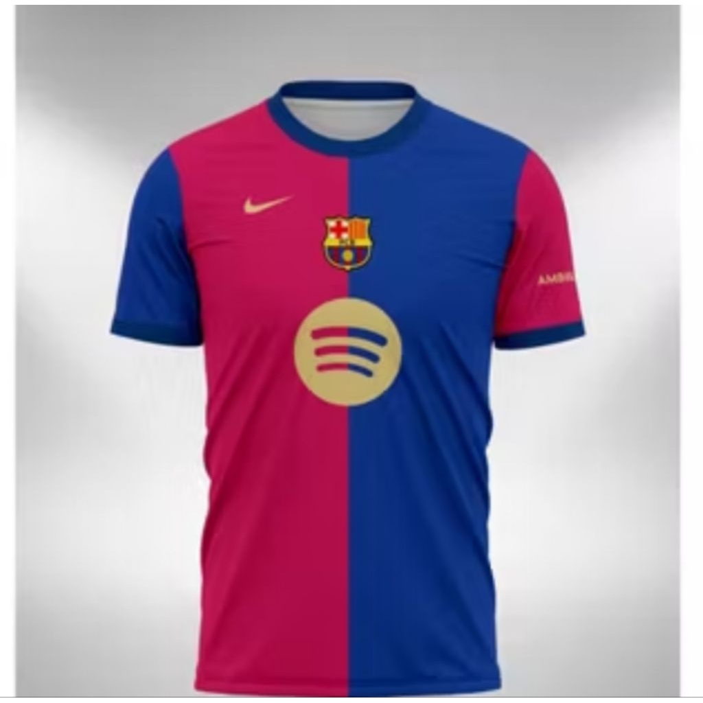 JERSEY FC BARCELONA HOME AWAY TERBARU GRATIS NICKNAME KAOS BOLA