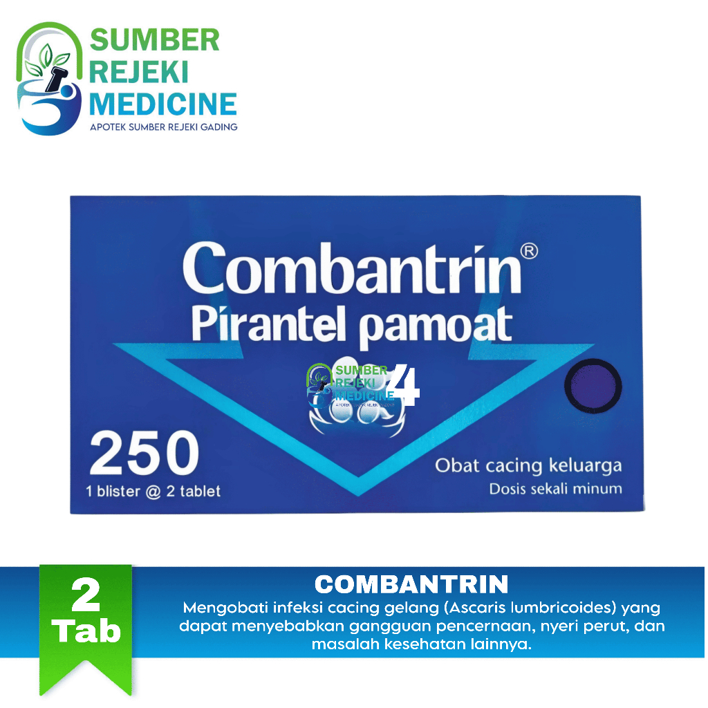 Combantrin 250 mg 2 Tablet