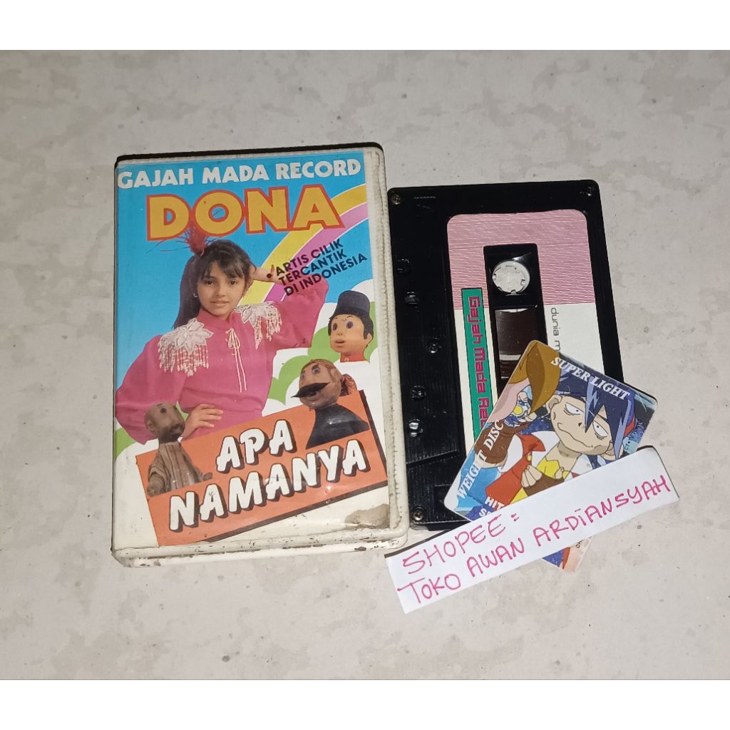 kaset pita dona apa namanya kaset pita anak