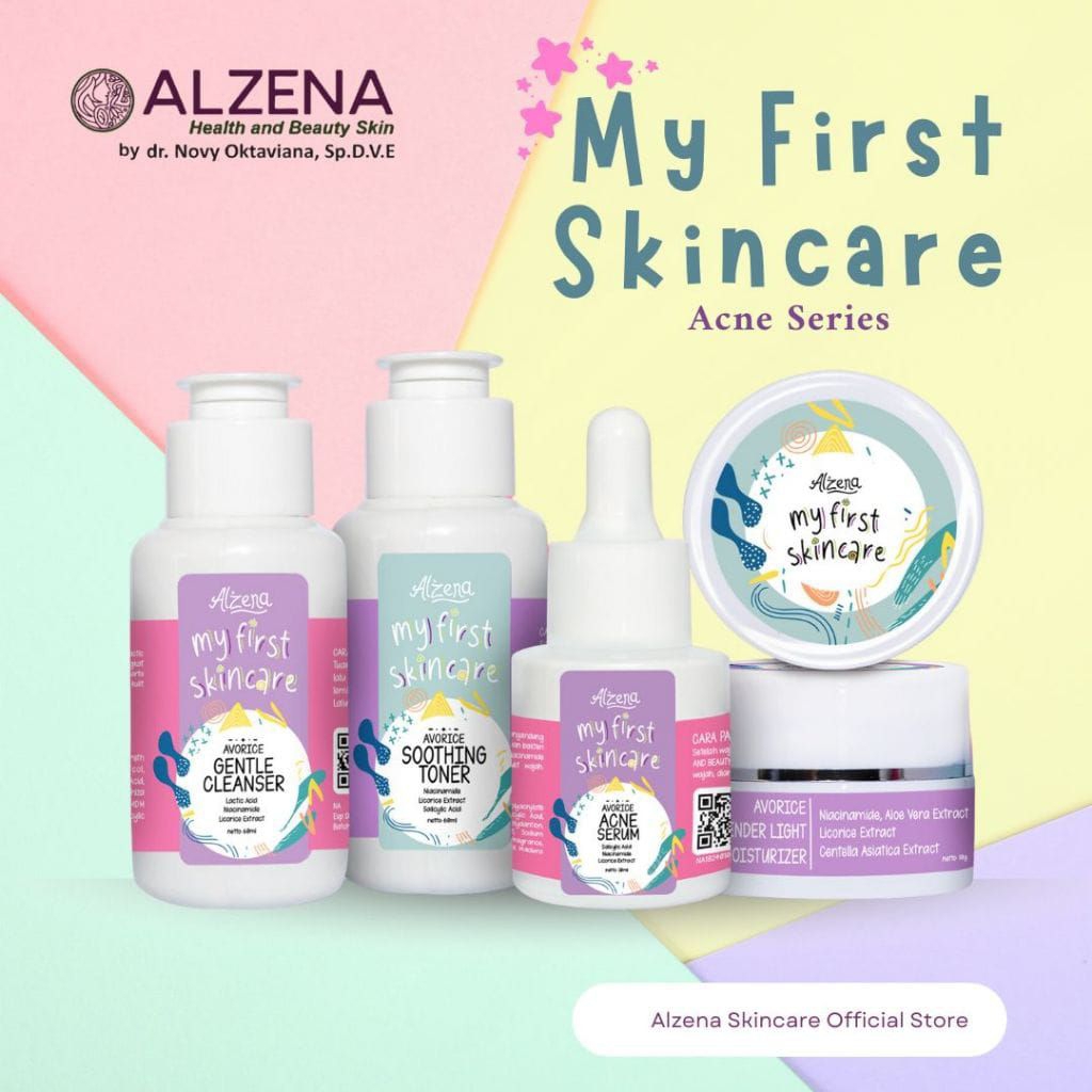 ALZENA My First Skincare Acne Series Anak & Remaja Mulai Umur 5 Tahun