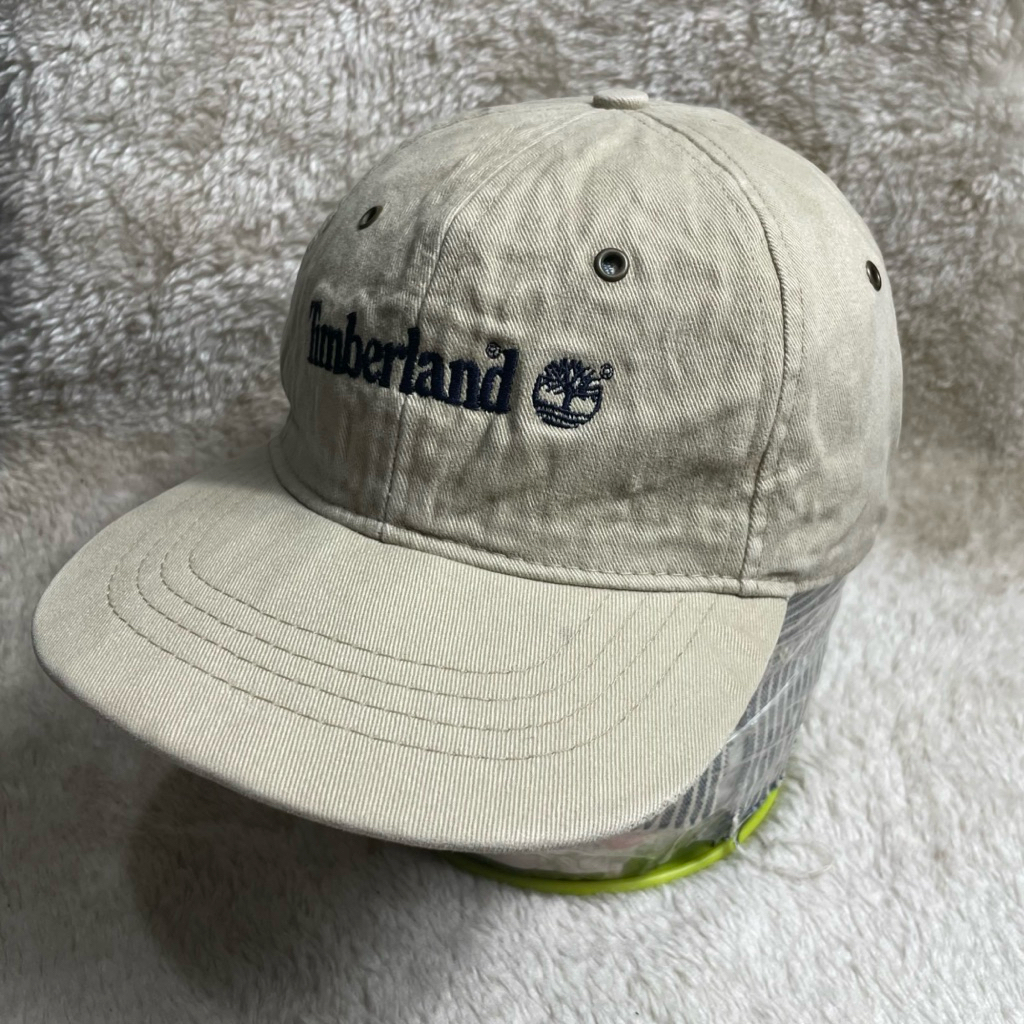 Cap / Topi TIMBERLAND Vintage original Made in USA warna khakis