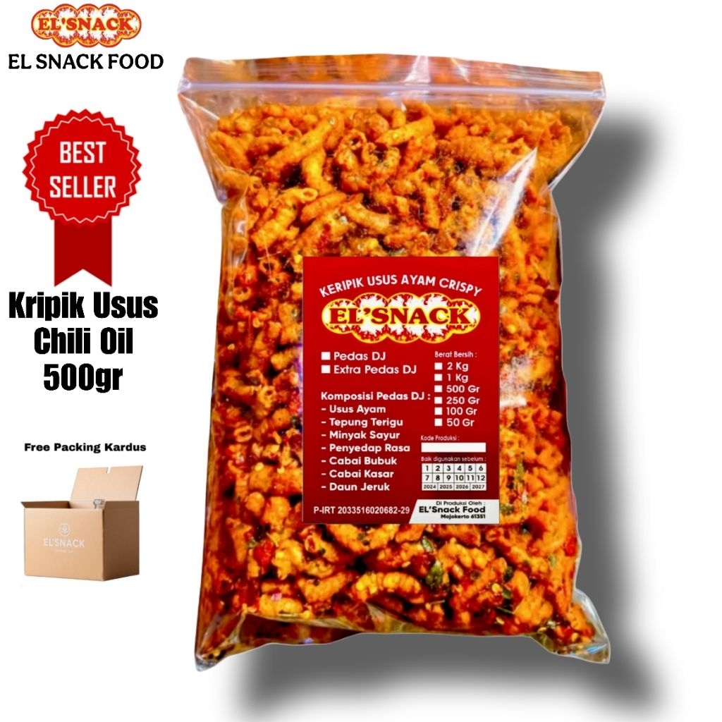 

KERIPIK USUS AYAM PEDAS DAUN JERUK 500GR BUMBU BASAH TERNAMPOL