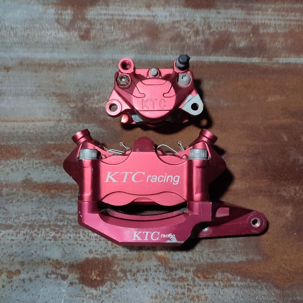 kaliper KTC 4 piston depan belakang bekas Ninja 250r