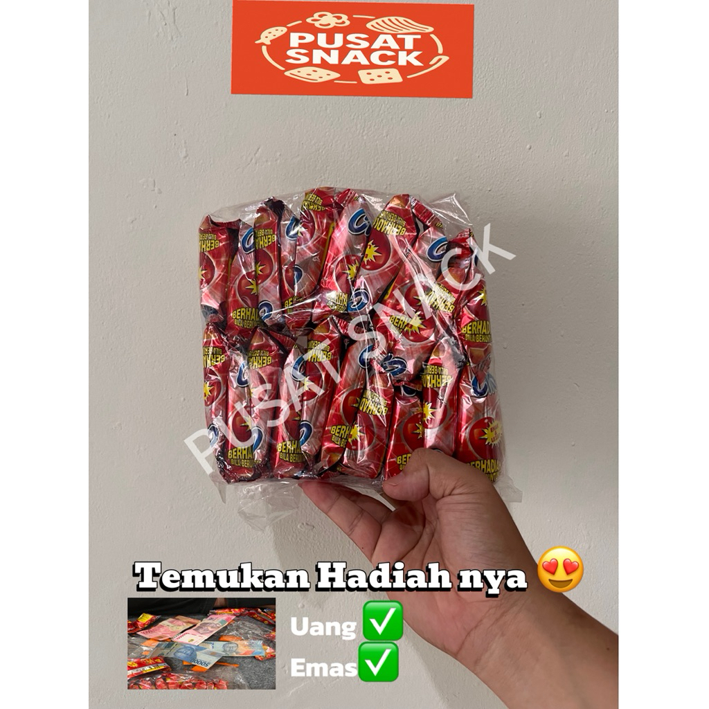 snack jadul ciki cinta berhadiah uang dan emas jika beruntung  isi 20 pcs new